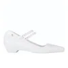 Karl Lagerfeld for Melissa Women's Melissima 11 Pointed Toe Flat Shoes - White - Image 1