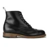 Oliver Spencer Men's Oxford Lace-Up Leather Boots - Black - Image 1