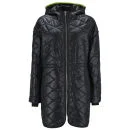 T by Alexander Wang Women's Quilted Nylon Hooded Jacket - Black Image 1