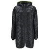 T by Alexander Wang Women's Quilted Nylon Hooded Jacket - Black - Image 1
