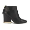 Ash Women's Indy Leather Heeled Ankle Boots - Black - Image 1
