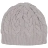 Johnstons of Elgin Cable Knit Cashmere Beanie Hat - Agate - Image 1