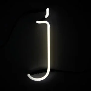 Seletti Neon Wall Light - Letter J Image 1