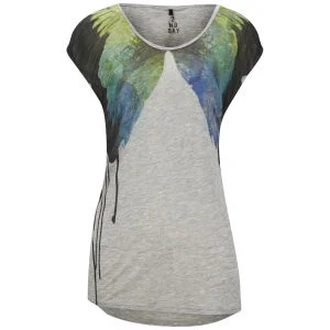 2NDDAY Women's Printed T-Shirt - Grey with Print Image 1