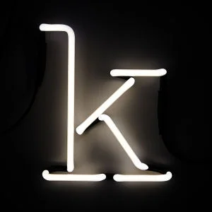 Seletti Neon Wall Light - Letter K Image 1