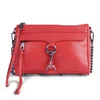 Rebecca Minkoff Mini Mac Small Leather Cross Body Bag - Hot Red - Image 1