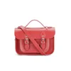 The Cambridge Satchel Company Mini Leather Satchel - Red - Image 1