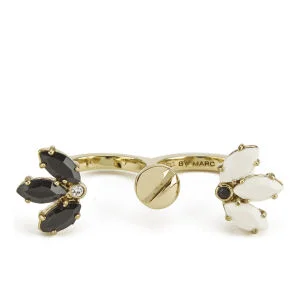 Marc by Marc Jacobs Marquis Palm Ring - Black Multi