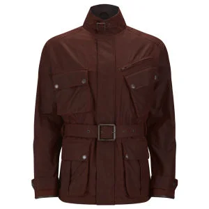Knutsford Men's 4 Pocket Wax Cotton Field Jacket - Rust