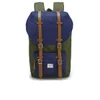 Herschel Supply Co. Select Little America Backpack - Dark Army/Indigo Denim - Image 1