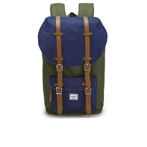 Herschel Supply Co. Select Little America Backpack - Dark Army/Indigo Denim