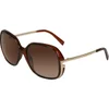 Fendi Oversized Round Sunglasses - Dark Brown - Image 1