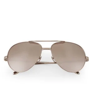 Linda Farrow Aviator Sunglasses - Rose Gold Image 1