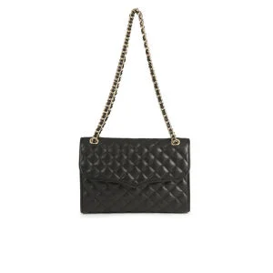 Rebecca Minkoff Quilted Affair Chain Strap Leather Cross Body Bag - Black Image 1