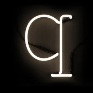 Seletti Neon Wall Light - Letter Q