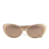 Linda Farrow Cats Eye Sunglasses - Brushed Rose Gold - Image 1