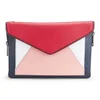 Rebecca Minkoff Marlowe Oxford Colour Block Zip Leather Cross Body Bag - Oxford (Red/Navy) - Image 1
