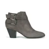 Ash Women's Jason Buckle Suede Heeled Ankle Boots - Topo - Image 1