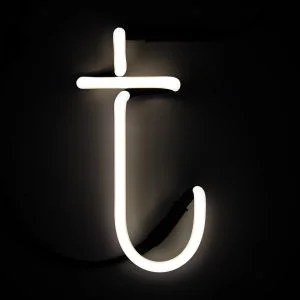 Seletti Neon Wall Light - Letter T Image 1