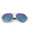 Matthew Williamson Mirror Lens Aviator Sunglasses - Blue - Image 1