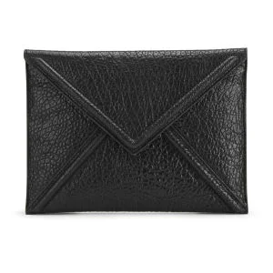 McQ Alexander McQueen Women's Leather Envelope Clutch - Black