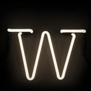 Seletti Neon Wall Light - Letter W Image 1