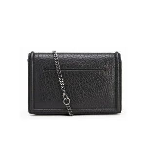 McQ Alexander McQueen Women's Leather Fold Clutch/Crossbody Bag - Black
