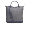 WANT LES ESSENTIELS Men's O'Hare Cotton and Leather Shopper Tote Bag - Seabed Blue/Navy - Image 1