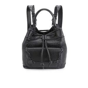McQ Alexander McQueen Leather Duffle Bag - Black