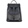 Grafea Checkerboard Pony Skin Leather Backpack - Black - Image 1
