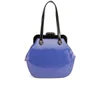Lulu Guinness Large Pollyanna Leather Bowler Bag - Dark Blue - Image 1