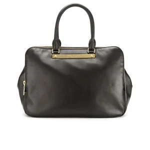 Marc by Marc Jacobs Goodbye Columbus Leather Zip Multi Compartment Tote Bag - Black
