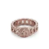 Marc by Marc Jacobs Small Katie Chunky Chain Ring - Rose Gold - Image 1