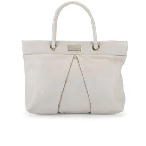 Marc by Marc Jacobs Pleat Front Marchive Leather Tote Bag - Pale Taupe Image 1