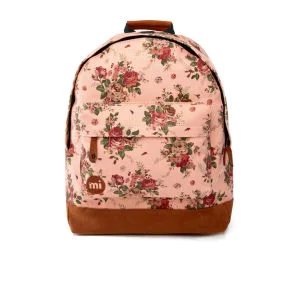 Mi-Pac Premiums Cotton Rose Print Backpack - Peach Image 1