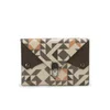 Kate Sheridan Graphic Print Tuck Tite Leather Clutch Bag - Multi - Image 1