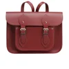 The Cambridge Satchel Company 11 Inch Leather Satchel Backpack - Red - Image 1