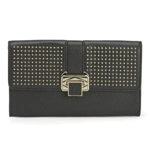 Rebecca Minkoff Women's Coco Leather Clutch with Studs - Black Image 1