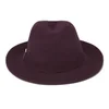 French Connection Ame Trilby Hat - Wine - Image 1