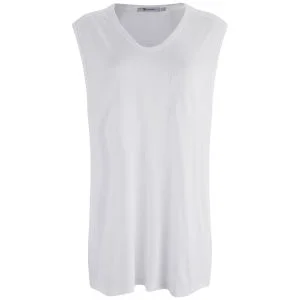 T by Alexander Wang Women's Classic Muscle Tank Top with Pocket - White
