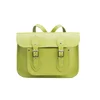 The Cambridge Satchel Company 11 Inch Leather Satchel Backpack - Apple Green - Image 1