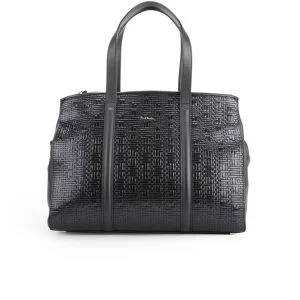Paul Smith Accessories Women's Double Zip Leather Tote Bag - Black Image 1