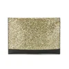 Lulu Guinness Glitter Naomi Clutch Bag - Black/Gold - Image 1