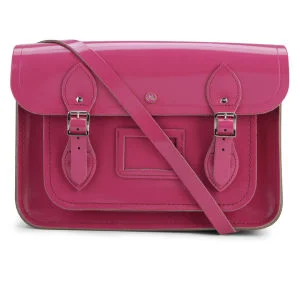 The Cambridge Satchel Company 13 Inch Patent Leather Satchel - Orchid Image 1