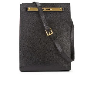 Sophie Hulme Women's Keyhole Leather Shopper Bag - Black