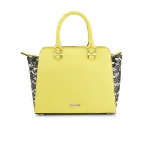Rebecca Minkoff Women's Mini Avery Leather Winged Tote Bag - Yellow Multi