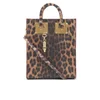Sophie Hulme Women's Mini Hardware Leather Tote Bag - Leopard - Image 1