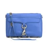 Rebecca Minkoff Women's Mini Mac Leather Cross Body Bag - Bright Blue - Image 1