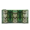Marc by Marc Jacobs Annabelle Snake Print Clutch Bag - Fresh Grass Multi - Image 1