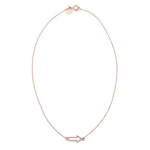 Marc by Marc Jacobs Arrow Necklace - Rose Gold